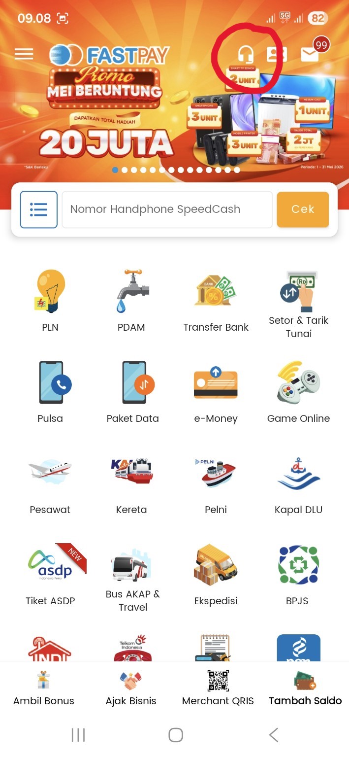 cara membatalkan topup saldo deposit fastpay