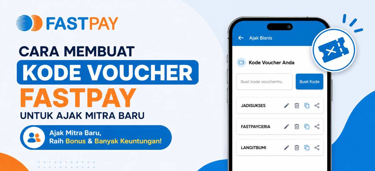 cara membuat kode voucher Fastpay
