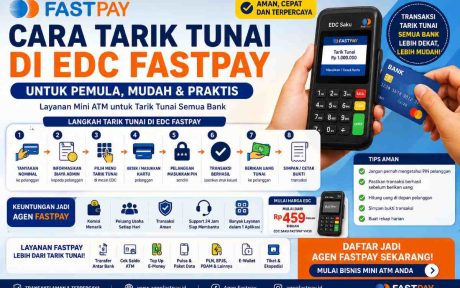 cara tarik tunai di EDC Fastpay