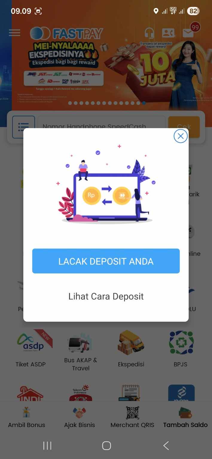 lacak deposit fastpay - membatalkan deposit fastpay