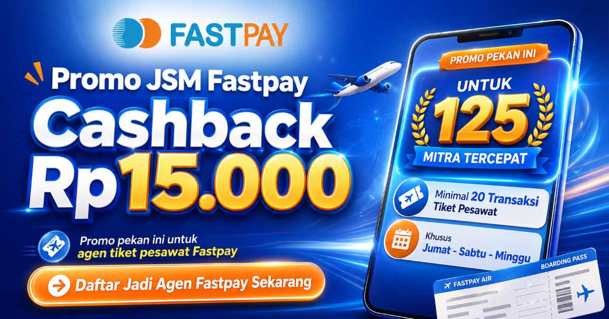 promo agen tiket pesawat Fastpay