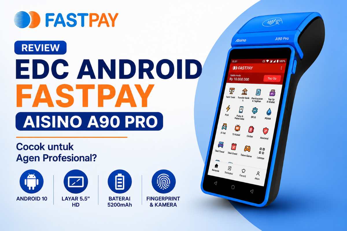 review EDC Android Fastpay AISINO A90 PRO