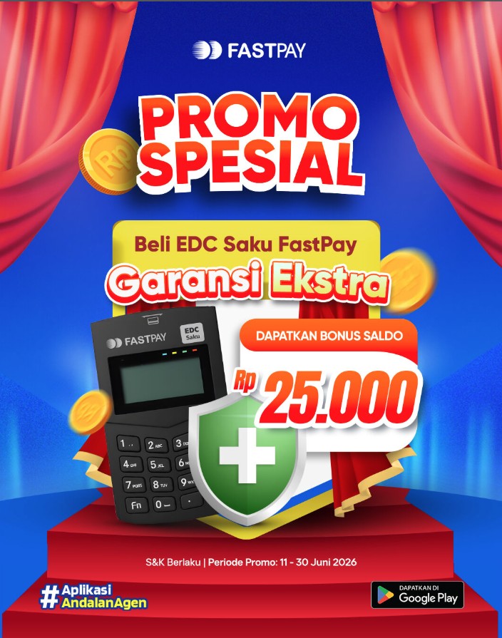 Promo Spesial EDC Saku FastPay Extra Garansi