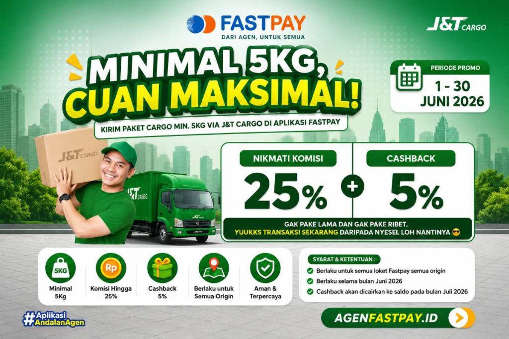 Promo J&T Cargo Fastpay Juni 2026