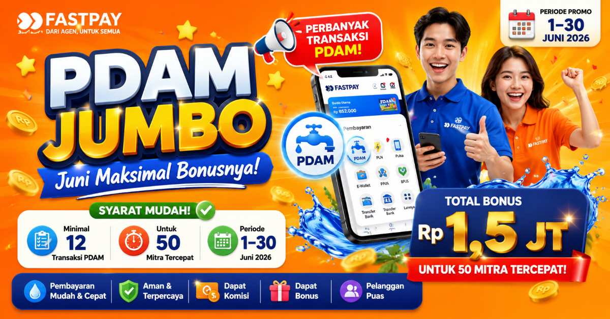 Promo PDAM Fastpay Juni 2026