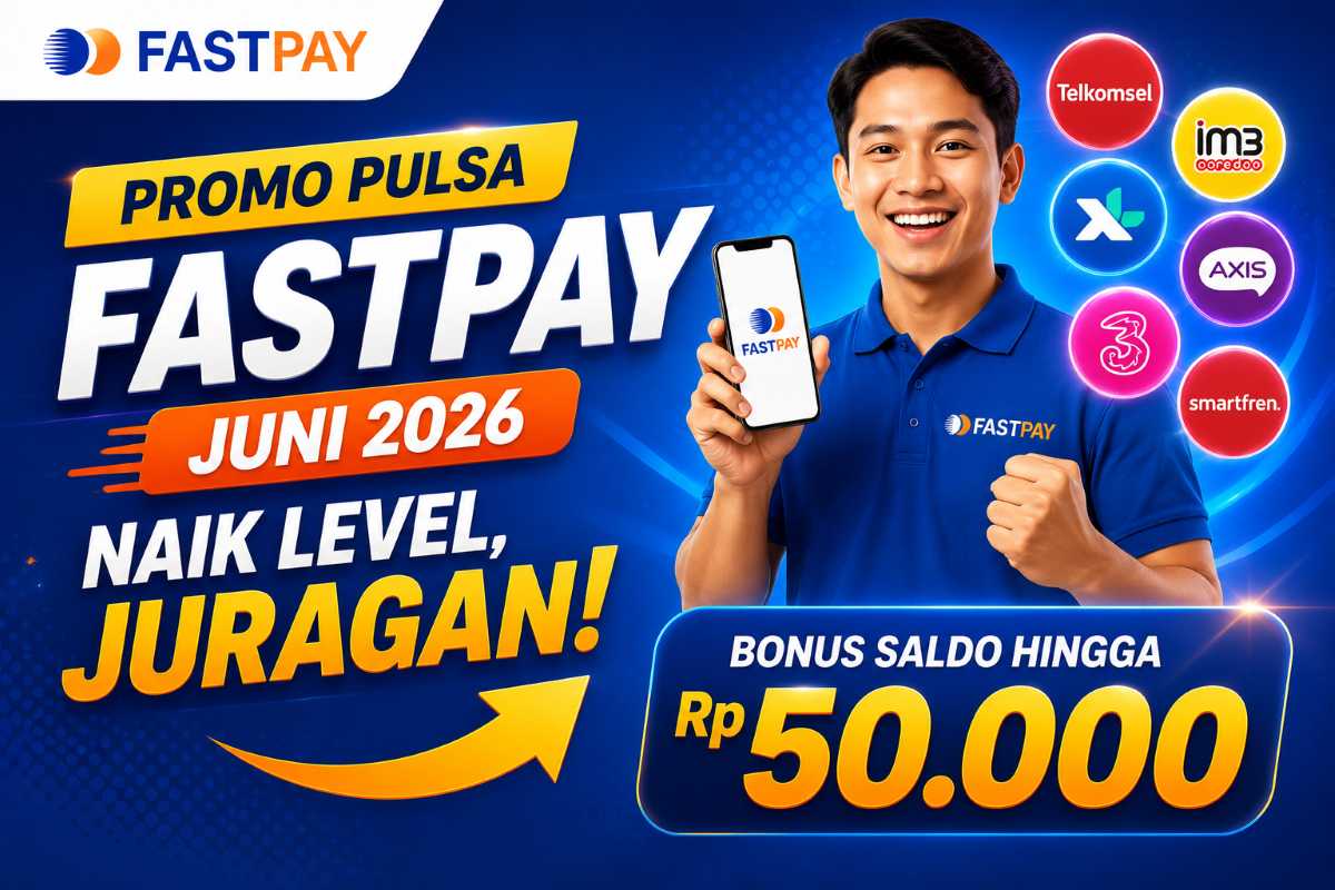Promo Pulsa Fastpay Juni 2026: Naik Level dan Raih Bonus Saldo