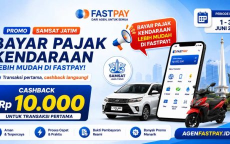 Promo Samsat Jatim Fastpay Juni 2026: Cashback Transaksi Pertama
