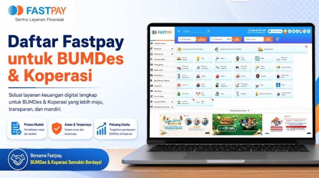 Daftar Fastpay untuk BUMDes & Koperasi