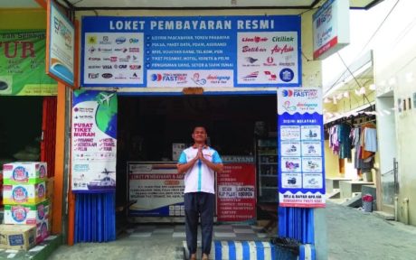 Loket resmi Agen Fastpay - contoh desain outlet PPOB dan EDC di berbagai kota
