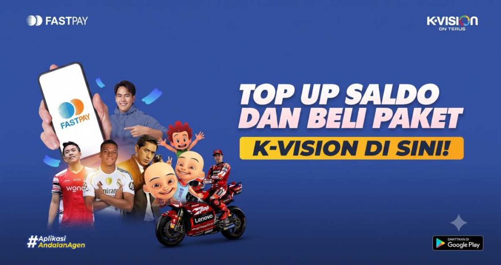 Top Up K-Vision di Fastpay Cara Mudah Beli Paket TV Prabayar