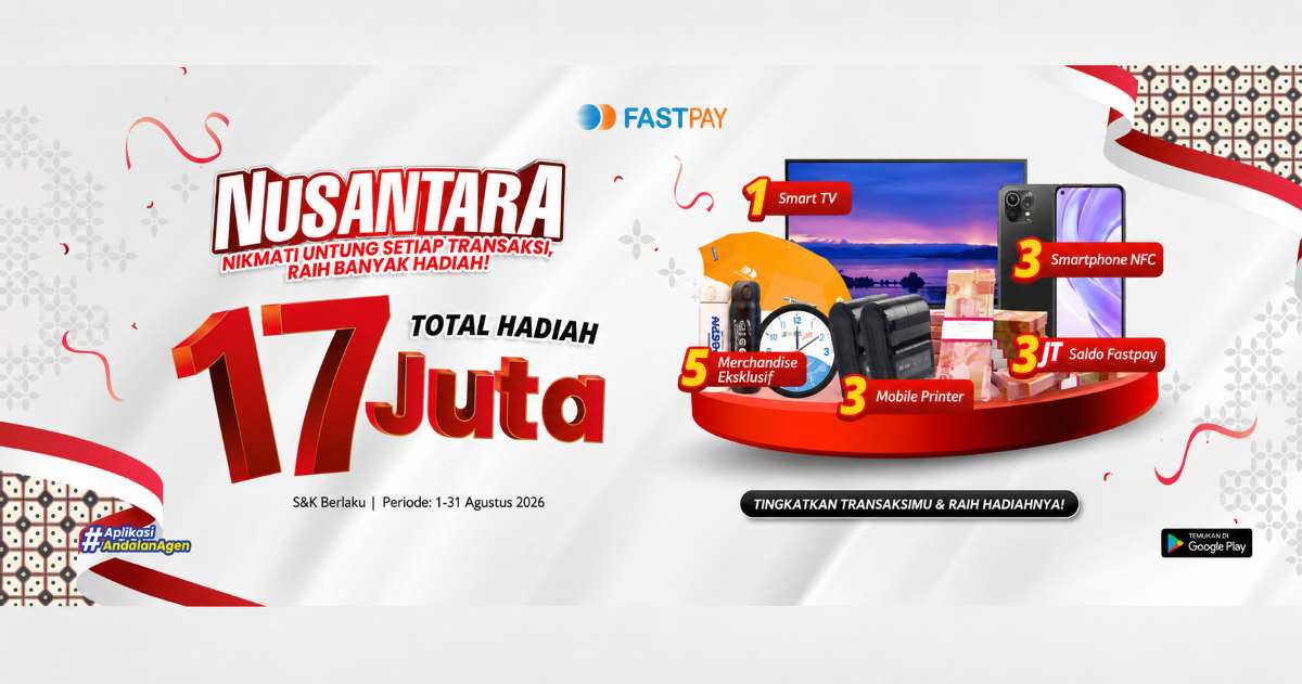Promo Fastpay Agustus 2026 Total Hadiah Rp17 Juta