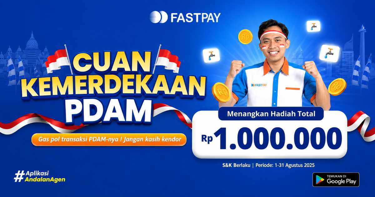 Promo PDAM Fastpay Agustus 2026