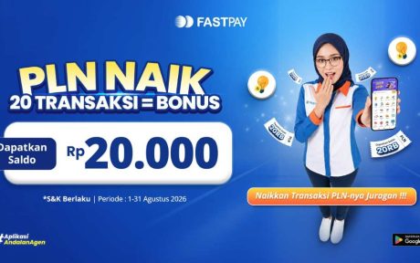 Promo PLN Fastpay Agustus 2026