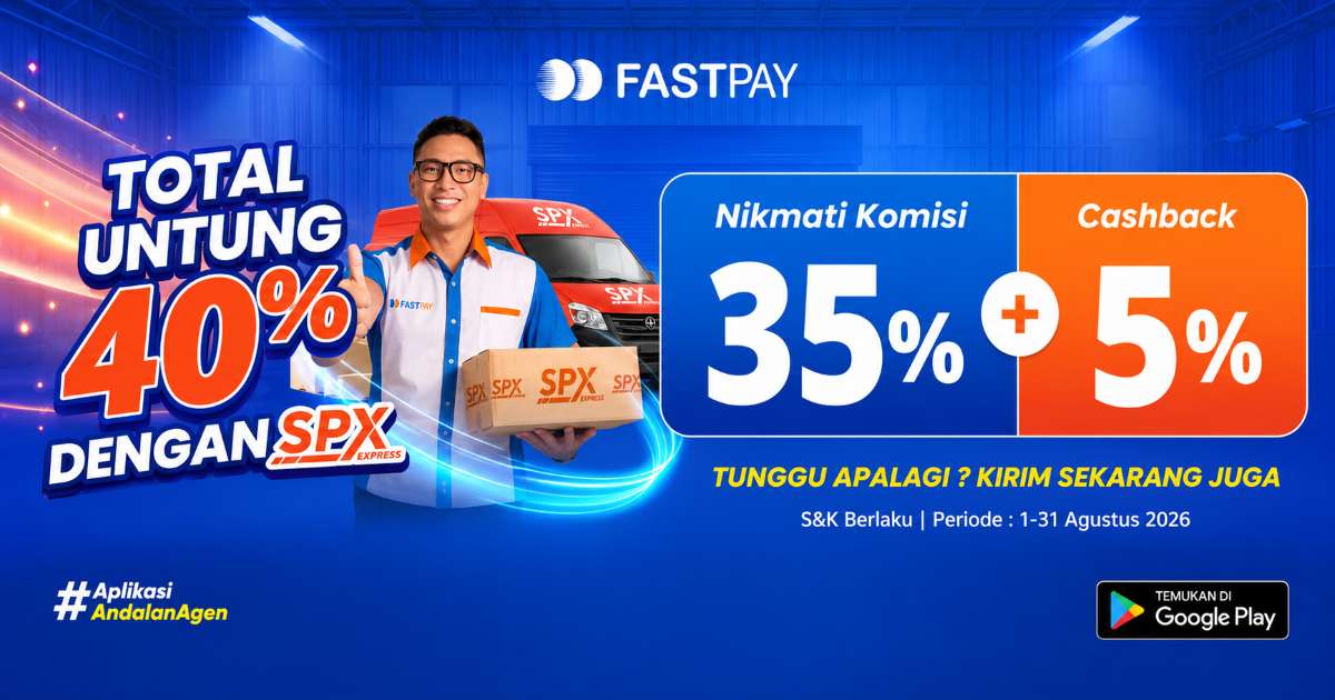 Promo SPX Fastpay Agustus 2026