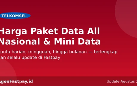 harga paket data all nasional dan mini data telkomsel fastpay terbaru