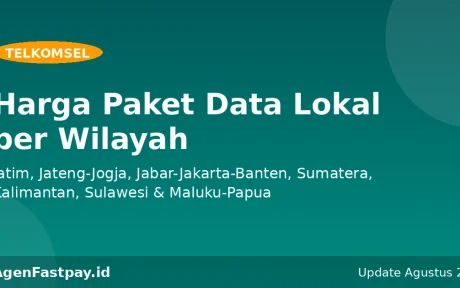harga paket data lokal telkomsel per wilayah jatim jateng jabar sumatera kalimantan sulawesi fastpay
