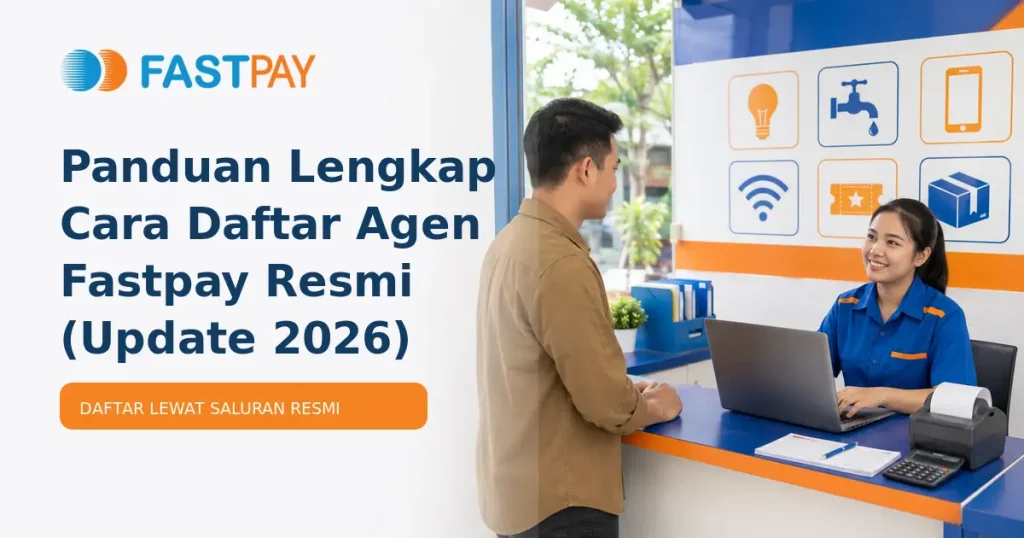 Panduan cara daftar Agen Fastpay resmi di loket pembayaran