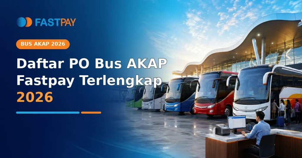 Daftar PO Bus AKAP Fastpay Terlengkap 2026