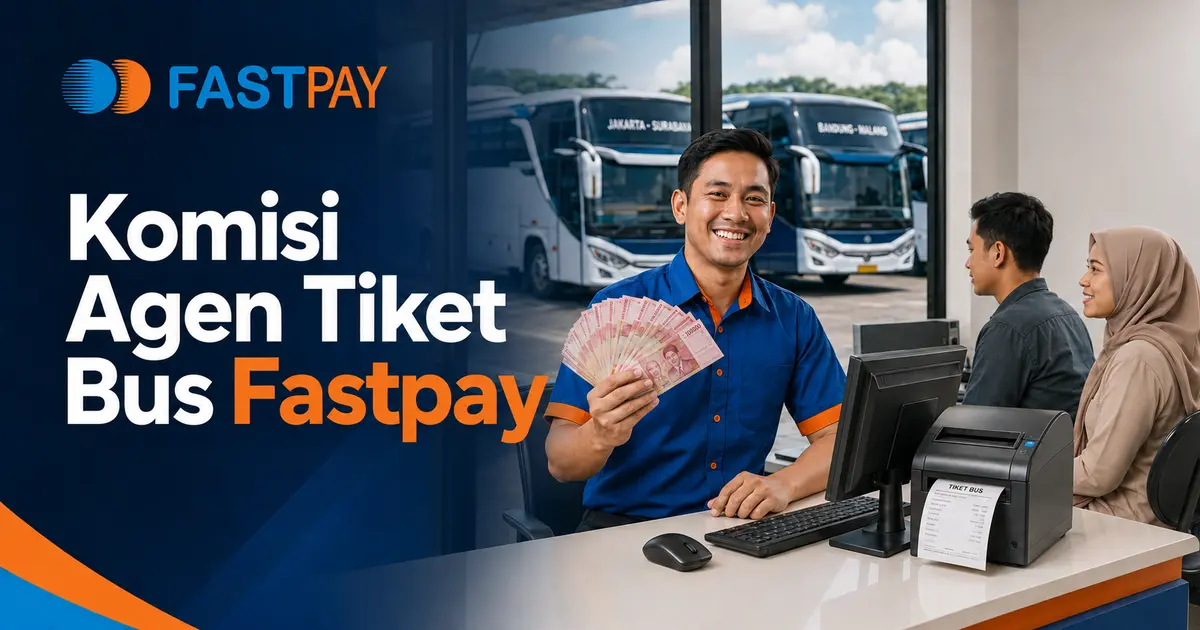 Komisi Agen Tiket Bus Fastpay