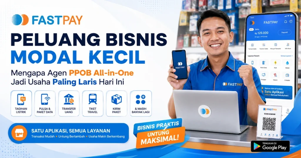 peluang bisnis modal kecil agen ppob all-in-one