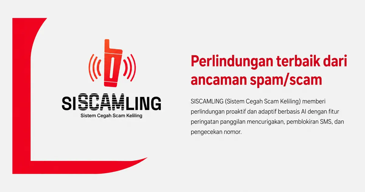 Siscamling Telkomsel perlindungan spam dan scam berbasis AI
