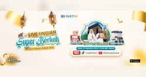 Jadwal Live Pengundian Super Berkah Fastpay 22 September 2026 dengan hadiah umroh gratis